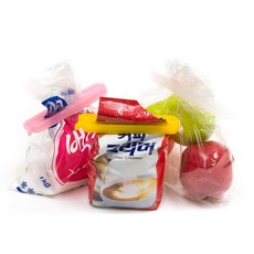 넓은밀폐부분 식품봉지집게 4P 주방정리 수납인테리어, 1개
