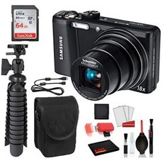 Samsung WB750 Digital Camera (Black) Essential Bundle - San Disk 64gb SD Card + More, One Color_One Size, 상세 설명 참조0, 상세 설명 참조0