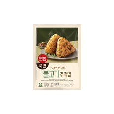 [제일제당] 비비고 구워낸주먹밥불고기500gX3, 3개, 500g