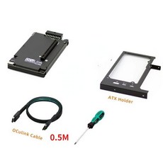 노트북외장그래픽카드 OCuP4V2 OCuLink GPU 독 리드라이버 칩 NVME M2-OCulink 어댑터 ATX SFX 브라켓 eGPU 노트북 미니 PC-외장 그래픽카드, 한개옵션4