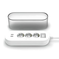 네모탭 네모플러스박스 멀티탭 3구 SY-NA3 USB, 24.5cm, 블랙, 1개 1.5m, 1개