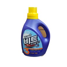 라이온 때가 쏙 비트 트리플 액션 세탁 액체세제 2.8L 일반드럼겸용, 1개