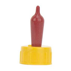 Ideal 7006 Red Screw-On Teat 2-pack Red 5 oz Ideal 7006 빨간색 나사형 젖꼭지 2팩 빨간색 5oz, 2개, 141g