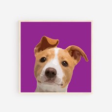 반려견양모펠트액자