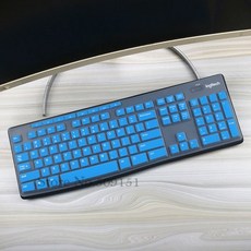 방수 실리콘 키보드 커버 logitech mk275 k275 mk200 k200 mk260 k260 mk270 k270 기계식 데스크탑 pc 용 스킨 가드, 옵션선택개, (173)Blue