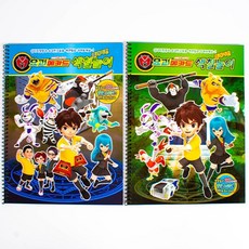 힘찬상회_요괴메카드색칠놀이_힘찬Hcmar+ㅋ, 단일상품^, 단일상품^