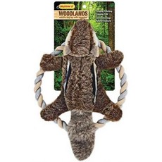 Westminster Pet Products 16269 Woodlands Plush Chipmunk Rope Ring Tosser Dog Toy, One Color_One Size, One Color_One Size, One Color