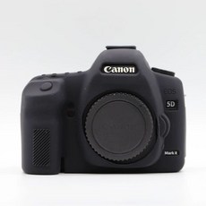 캐논 적용 캐논 EOS5DMARKII5D25DI 적용I 일안 리플렉스 카메라 실리콘 커버 넘어짐 방지 카메라, 캐논5D2실리콘케이스블랙 - eos5dmarkii