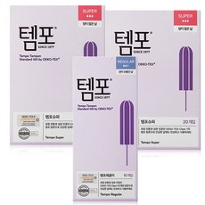 템포 체내형 생리대, 혼합세트, 1세트, 50개입