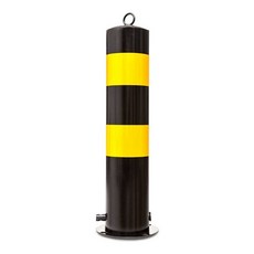 차량 진입금지 볼라드 주차차단봉 바리게이트 안전바, 65cm 두꺼운 탈착식, 1개