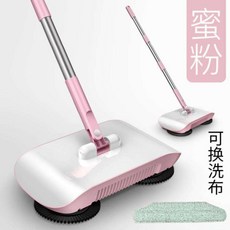 빗자루 공구 세트 주방 두껍게 용길이 청결 청소 길이늘임 블랙슬리퍼 개, T03-꿀가루 색2개 천가능 세탁(청소 쓸고닦기일체형, 기본