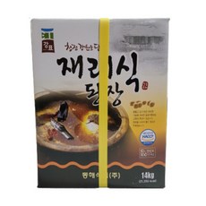 된장옛날식 맛있는된장 막된장 동해식품 재래식된장 14kg, 1개