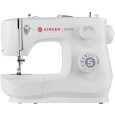 가전용품 가정용 재봉틀 미니 Singer M2405 N?hmaschine 8 Stiche 4-stufiges Knopfloch frontal leicht, 단일상품, 단일옵션