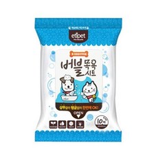 멍냥이 휴대용 발바닥 물티슈 D08979 4개 눈귀입깨끗