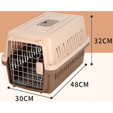 엔필펫 강아지 고양이 켄넬 이동장 애견 케이지 가방, 커피