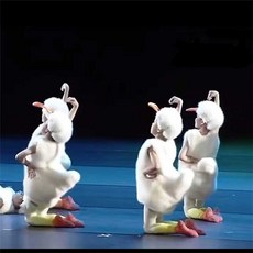 어린이 댄스 의상 유치원 작은 백조 오리 동물 공연 의상 성능 슈트