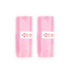 애완 동물 배설물 가방 롤 일회용 쓰레기 수집기 발 프린트 작은, 13.pink, 1개