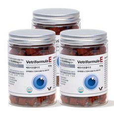 베트리포뮬러 반려동물 종합유산균영양제 관절 피부 면역 오메가3, 100g, 3개, E 눈영양제 루테인