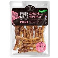 깨끗한육포 실속 수제간식 콜라겐 돼지꼬리 껌 300g, 1개 - 오래오래프로젝트