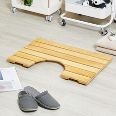 살림사리 원목발판 나무발판 욕실 변기 화장실 베란다, 변기형