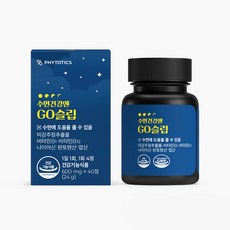 피토틱스 수면건강엔 GO슬립 영양제 24g, 40정, 1개