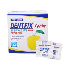덴트픽스 포르테 틀니세정제, 32개입, 5개