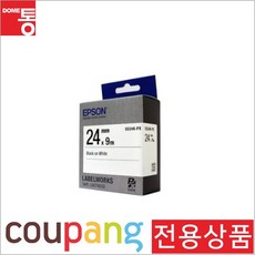 EPSON EPSON SS24K-PX 라벨테이프 바탕 흰색 글씨 검정 24mm PrinterMODEL-OK730, 1