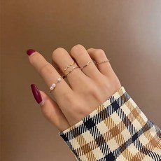 워더미 레이어드 5pcs 반지세트 NN541 반지