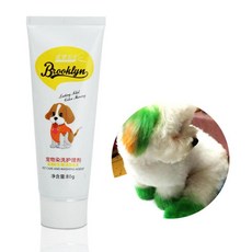 강아지개 털 애완 동물 케어 개 고양이용 밝은 색상 안전, 9.공간, 1개