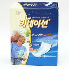 카네이션 오버나이트 6회분 성인용기저귀 (28매) 1팩, 28매