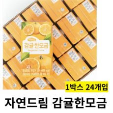 유기농 감귤 주스 오렌지주스 아기 어린이 주스 오가닉 국산 감귤한모금, 2박스, 120ml