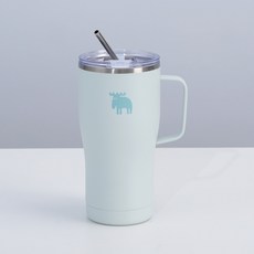 MOZ 스웨덴 316 스텐 진공 머그컵 스텐머그컵 보온머그컵 보온컵, 베이비민트, 1개, 600ml