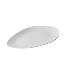 에라토 [조약돌 그릇 단품] 롱디쉬 38cm / 화이트 1P, 1개