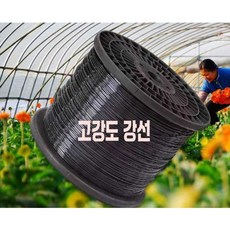 플라스틱강선 와이어 고강도로프 플라스틱실 강선, 플레이트포함 2.5투명1500m
