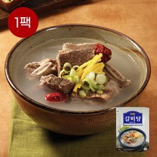 진한 일품갈비탕 왕 소갈비탕 갈비탕 600g, 2개
