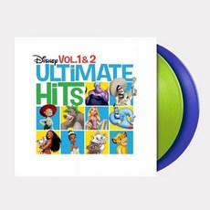 Disney Ultimate Hits 디즈니 얼티밋 히트송 LP Vol 1 Vol 2 리미티드 그린 & 블루 컬러 비닐 2LP