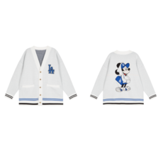 [정품] 엠엘비 MLBXDISNEY 미키마우스 솔리드 가디건 뉴욕양키스 31KTK1011 알앤제이