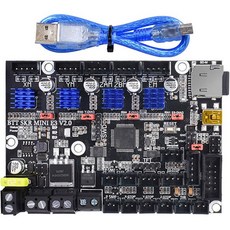 BIGTREETECH SKR Mini E3 V2.0 제어 보드 32bit 사일런트 마더보드 TMC2209 UART 스텝퍼 모터 드라이버 일체형 엔더 3 프로 3D 프린터, SKR MINI E3 V2.0 control board