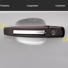 쉐보레 Captiva차량 도어 문틈 하부 튜닝자동차용겸용자동차 문 핸들 몰드탄소섬유 팔년 아홉개 + 99051육더, 꼼꼼배송