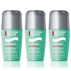 비오템 옴므 아쿠아파워 데오드란트 롤온 75ml x3, 3개