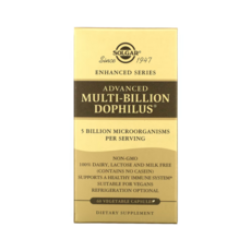 솔가 Advanced Multi Billion Dophilus 도필러스 50억 60캡슐 락토바실러스 락토바실루스 아시도필러스 파라카제이 람노서스 비피도박테리움 비피도박테륨 락틱스, 1개, *60캡슐