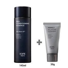 아이오페 맨 바이오 컨디셔닝 에센스 145ml+퍼팩트 올인원 클랜저 50g