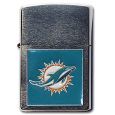 NFL Miami Dolphins Zippo Lighter NFL 마이애미 돌핀스 지포 라이터, 1