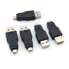 모든 USB 포트 PC 태블릿 액세서리에 대한 신뢰할 수있는 USB에서 마이크로 수컷 충전기 변환기 데이터 동기화 커넥터 리드, 검은색, 1개