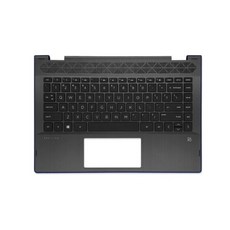 13인치 G그램 노트북파우치 가방 슬리브 파우치 원래 노트북 CD 뒷면 커버 HP Pavilion X360 14CD 14cd005ns 상단 케이스 터치 버전 22287001 222, Blue Palmrest