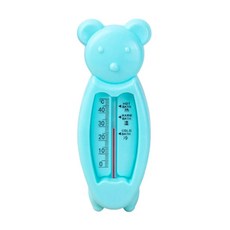 유아용 안전한 온도 센서 플로팅 방수 샤워 온도계 항공기 아기 목욕, [02] Blue Bear, 1개