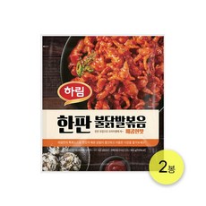 하림 IFF 한판 불닭발볶음 매콤한맛 300g 2봉, 2개