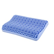 TPE 베개 경추 일자목 숙면 베개 빨아쓰는 베개, 블루, 블루