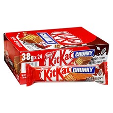 네슬레 킷캣 청키 초콜릿 38g x 24개 1곽/초콜렛/초코바/초코과자/웨하스 식품 > 스낵/간식 초콜릿/사탕/젤리/껌 초콜릿/초코바 초코바/스니커즈, 1