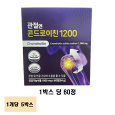 콘드로이친 관절엔 콘드로이친1200, 60정, 15개